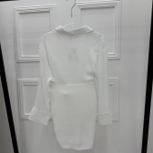 Saída De Praia Feminina Camisa E Saia Envelope - Branco