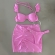 Kit 03 Peças Biquíni De Babado + (Saia Saída de Praia Tam Único) - Rosé