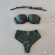 Kit 3 Itens Biquini Cintura Alta Top 2 Em 1 Bojo Estruturado - Verde Militar