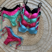 Biquíni Calcinha Lacinho Top Meia Taça - Branco