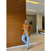 Twin Set Tricot Longo Étnico - Mostarda