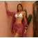 Conj Saída De Praia Chemise Manga Longa E Saia Franja Resort - Terra