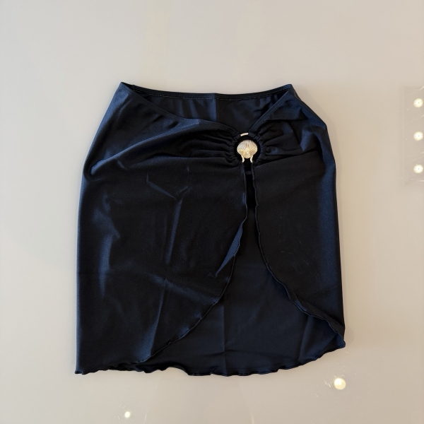 Kit 3 Itens Biquini Cintura Alta Top 2 Em 1 Bojo Estruturado - Preto