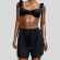 Conjunto Saída De Praia Viscolinho - Chemise e Short - Preto