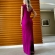 Vestido Longo Sem Mangas Tricot Modal - Fúcsia