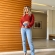 Máxi Cropped De Tricot Linha - Telha
