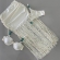Triquini Saia Franja Longa Top E Calcinha Com Pedraria - Off White