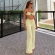 Kit Biquini Com Calça Meia Taça Concha No Top Asa Delta - Amarelo