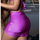 Saia Com Fenda (Saída de Praia) - Roxo