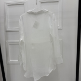 Saída De Praia Feminina Camisa E Saia Envelope - Branco