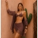Conj Saída De Praia Chemise Manga Longa E Saia Franja Resort - Marrom