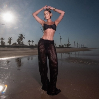 Nova Calça Saídas de Praia de Tricot