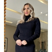 Cacharrel Premium Gola Alta De Modal - Preta