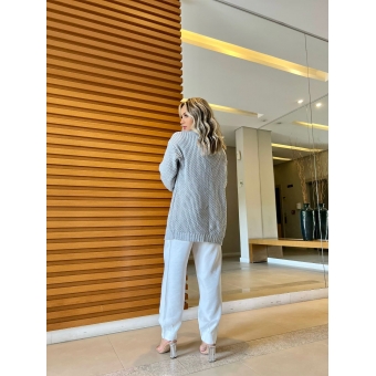 Novo Casaco De Tricot Básico