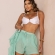 Conjunto Saída De Praia Viscolinho - Chemise e Short - Verde