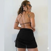 Kit 04 Peças Biquini De Renda Calcinha Asa Delta E Fio Duplo - Preto