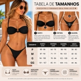 Biquíni Top Com Detalhe Em U Calcinha Ajustável E Semi Fio - Rosa Bebê