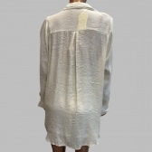 Conjunto Saída De Praia Viscolinho - Chemise e Short - Bege Claro
