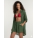 Conjunto Saída De Praia Viscolinho Blusa Manga Longa + Sh - Verde-escuro