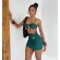 Kit 3 Pçs Biquíni Estrela Dourada E Calcinha Asa Delta+saia - Verde