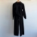 Conjunto Tricot Mousse Blusa Gola Polo Botões e Calça - Preto