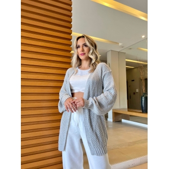 Novo Casaco De Tricot Básico