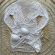 Kit 3 Itens Conj Biquíni Cortininha com Saída de Praia Tule - Branco