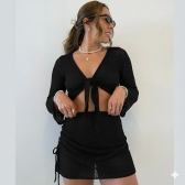 Kit 04 Peças Biquini De Renda Calcinha Asa Delta E Fio Duplo - Preto