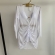 Kit 3 Itens Conj Biquíni Cortininha com Saída de Praia Tule - Branco