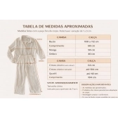 Saída de Praia Feminina Conjunto Camisa e Calça - Branco