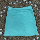 Saia Tecido Texturizado Saída de Praia Com Fenda Ref:0400139 - Verde Água