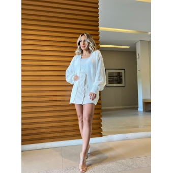 Twin Set Tricot Longo Étnico