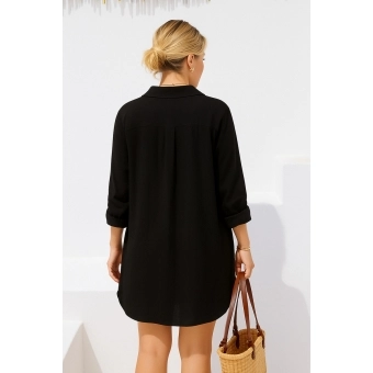 Conjunto Saída De Praia Viscolinho Blusa Manga Longa + Sh